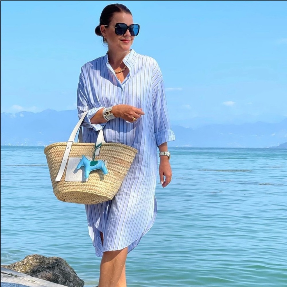 NWT Zara Linen Blend Shirt Dress